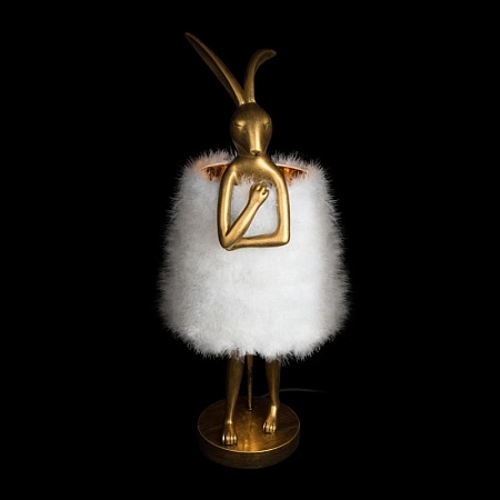 10315/B White fluff Настольная лампа LOFT IT Lapine - фото