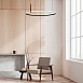 Светильник подвесной ST-Luce Черный/Черный, Терракотовый LED 1*42W 4000K SL6131.403.42 - фото