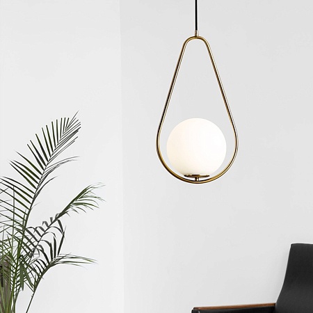 Подвесной Светильник Hoop Drop Black Imperiumloft 213738-26 - фото