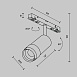 Трековый светильник Technical Focus Zoom TR211-1-12W2.7K-Z-B - фото