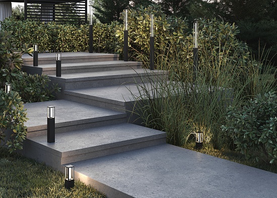 Садово-парковый светильник Outdoor O480FL-L25B3K - фото