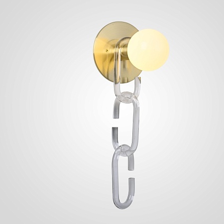 Настенный Светильник Chain Wall Прозрачный Imperiumloft 178089-26 - фото