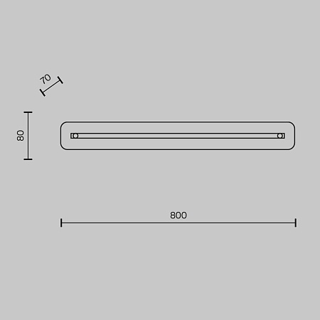 Настенный светильник (бра) Maytoni Maya P091WL-L21CH3K - фото