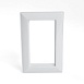 Рамка  2-местная (без перемычки),  пластик, STEKKER, PFR00-7012-01, серия Катрин, белый - фото