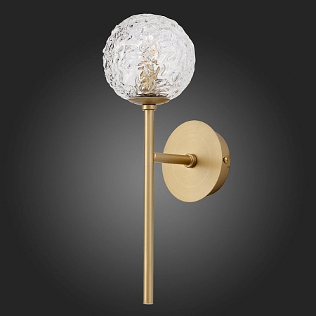 Светильник настенный ST-Luce Золотистый/Прозрачный G9 LED 1*5W SL1152.201.01 - фото