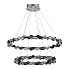 Люстра подвесная ST-Luce Хром/Прозрачно-Дымчатый LED 1*45W 3000K SL6009.103.02 - фото