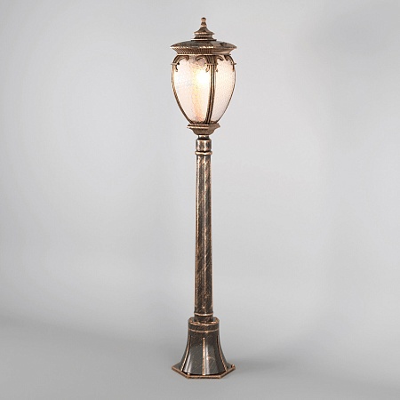 Уличный светильник на столбе Andromeda F черное золото IP44 GLYF-8024F черное золото Elektrostandard - фото