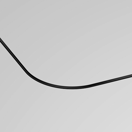 Коннектор радиусный R600 накладной Levity черный - фото