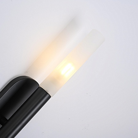 Бра Rousseau Small Bath Sconce Black Imperiumloft 192924-22 - фото