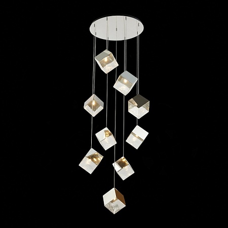 Светильник подвесной ST-Luce Хром/Прозрачный, Хром G9 9*5W SL1182.103.09 - фото