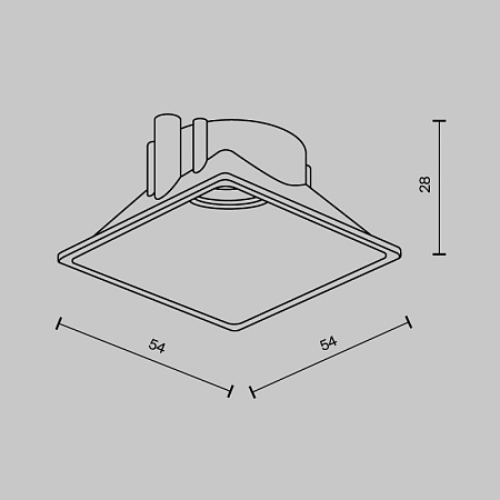 Аксессуар Technical Ring8-10W-SQ-W - фото