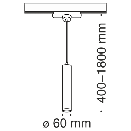 Трековый светильник Technical Track lamps TR008-1-GU10-W - фото