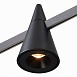 Магнитный трековый светильник FARM Черный LED 1*5W 3000K 325Lm Ra90 60 IP20 D70xH115 24 ST813.406.05 - фото