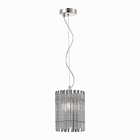 Люстра подвесная ST-Luce Никель/Прозрачный E14 1*40W SL1656.103.01 - фото
