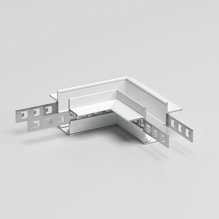 Slim Magnetic Коннектор угловой для встраиваемого шинопровода под ГКЛ 9,5мм белый 85214/00 85214/00 Elektrostandard - фото