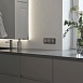 Рамка на 3 поста Stark (графит матовый) W0031864 - фото