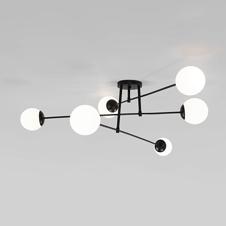 Потолочный светильник Eurosvet 30181/6 черный - фото