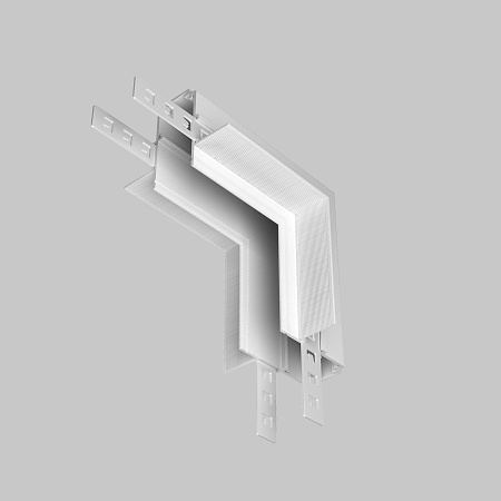 Коннектор угловой внутренний Exility встраиваемый белый - фото