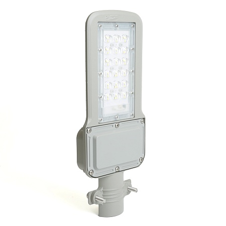 Светодиодный уличный консольный светильник Feron SP3040 50W 5000K 230V, серый - фото