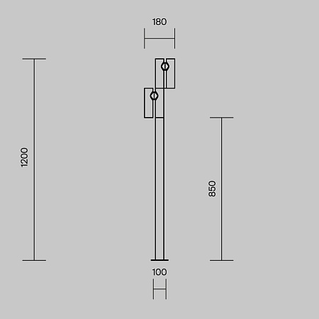 Ландшафтный светильник Outdoor O494FL-L20B3K - фото