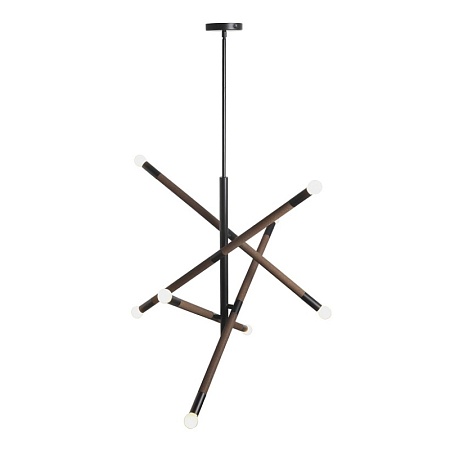 Светильник подвесной ST-Luce Черный, Коричневый E14 8*40W SL6226.403.08 - фото