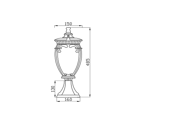 Ландшафтный светильник Outdoor O414FL-01BZ - фото