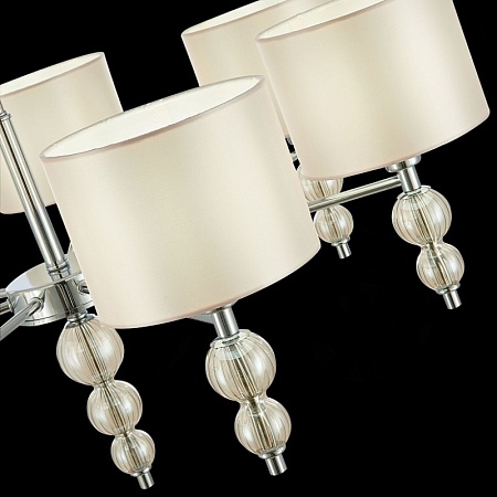 Светильник подвесной Хром/Светло-бежевый E14 7*40W SLE105703-07 - фото