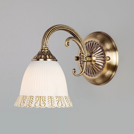 Настенный светильник Eurosvet 60107/1 античная бронза - фото