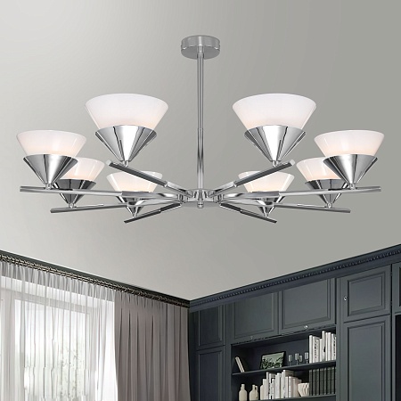 Потолочный светильник Eurosvet 70138/8 хром - фото