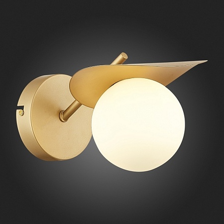 Светильник настенный Золотистый/Белый G9 1*5W SLE220501-01 - фото