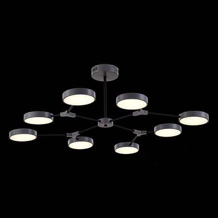 Светильник потолочный Серый,Черный/Серый LED 8*10W SLE6003-702-08 - фото