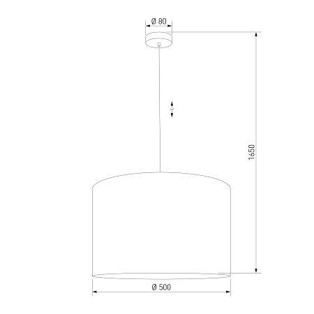 Подвесной светильник TK Lighting 11213 Vellum Sabia - фото