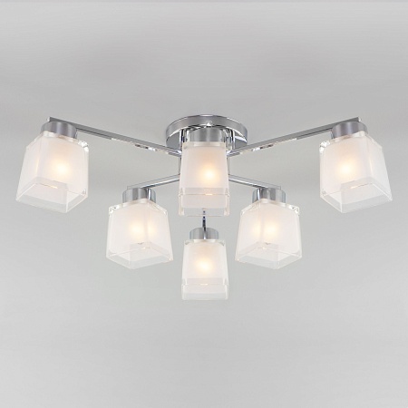 Потолочный светильник Eurosvet 30162/6 хром - фото