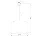 Подвесной светильник TK Lighting 11213 Vellum Sabia - фото