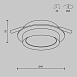 Встраиваемый светильник Technical Hoop DL086-GX53-RD-BG - фото