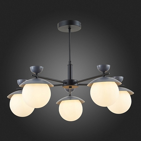 Светильник потолочный Черный, Серый/Белый G9 5*5W SLE220202-05 - фото