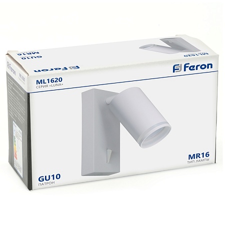 Светильник Feron ML1620 LUNA 35W, 230V, GU10, белый - фото