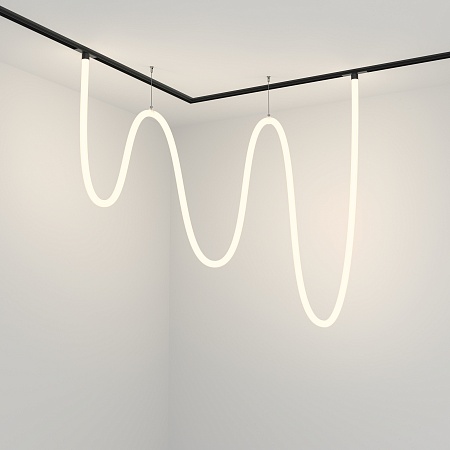 Трековая система Technical подвесная магнитная чёрная 200 TS-D-200-TR101-2-100W4K-B