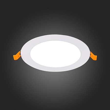 Св-к встр. Белый LED 1*9W 3000K 585Lm Ra80 110° IP20 D145xH8 90-265V ST209.538.09 - фото