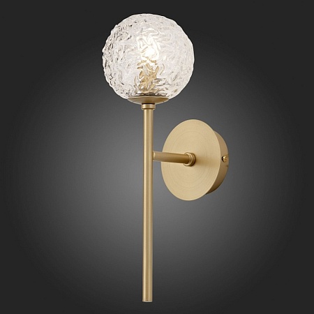 Светильник настенный ST-Luce Золотистый/Прозрачный G9 LED 1*5W SL1152.201.01 - фото