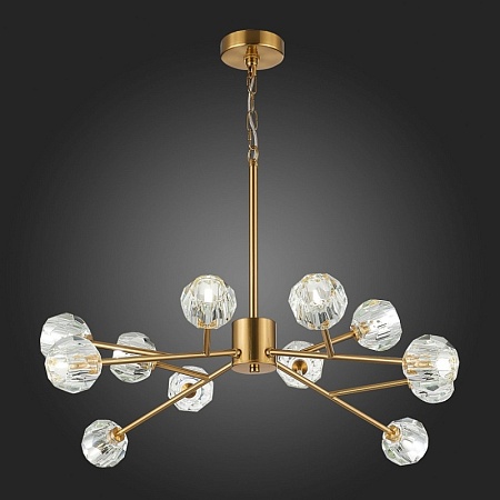 Светильник подвесной ST-Luce Латунь/Прозрачный G9 LED 12*5W SL1166.303.12 - фото