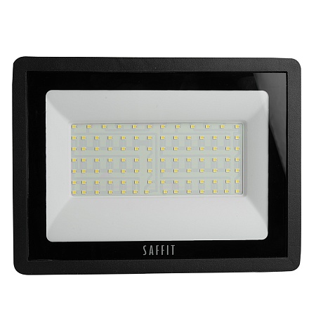 Светодиодный прожектор SAFFIT SFL90-100 IP65 100W 6400K черный - фото