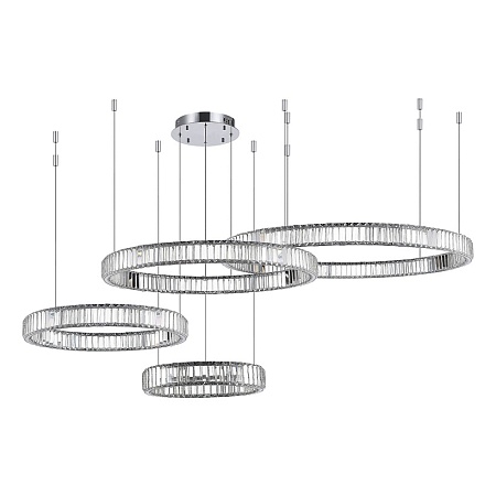 Люстра подвесная ST-Luce Хром/Прозрачный LED 1*190W 4000K SL1622.103.04 - фото