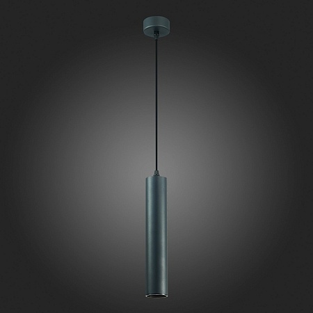 Светильник подвесной Черный GU10 1*50W IP20 D54xH290 220V Без ламп ST151.403.01 - фото