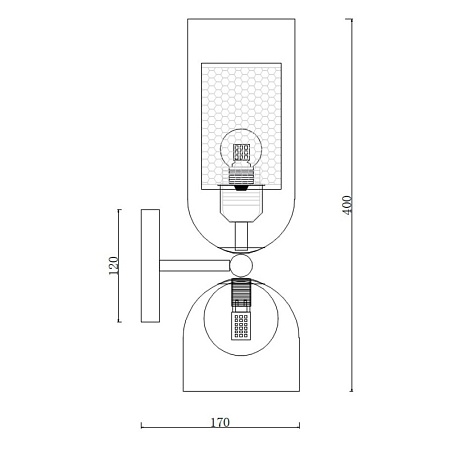 Оригинальный Настенный Светильник Catch Wall Elite Imperiumloft 167823-26 - фото
