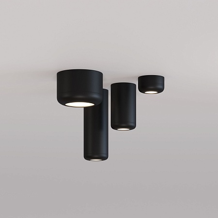 Светильник потолочный светодиодный 7W 4000K чёрный 25088/LED Elektrostandard - фото