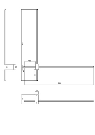 Настенный светильник (бра) Technical Pars C070WL-L12GB3K - фото