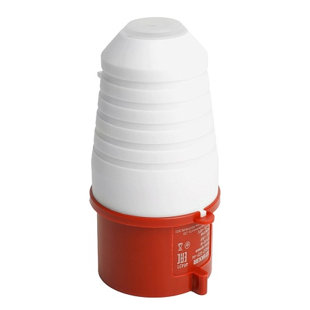 Вилка прямая ST-025 32А 380В 3P+PE+N IP44, PPG32-025-44, Stekker - фото