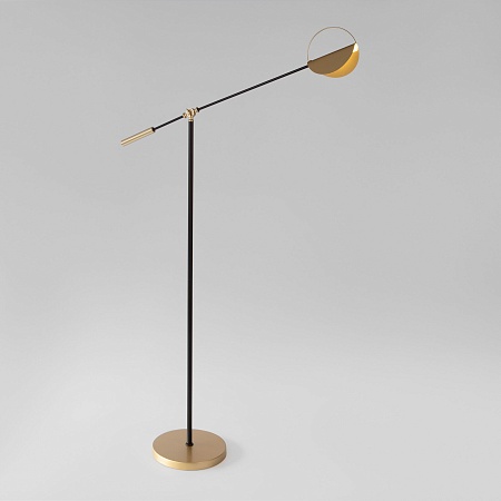 Напольный светильник Eurosvet 01143/1 черный/золото - фото