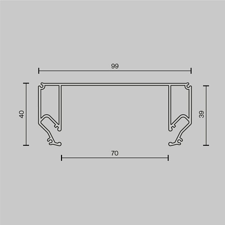 Комплектующие для светильника Technical ALM-9940-SC-W-2M - фото